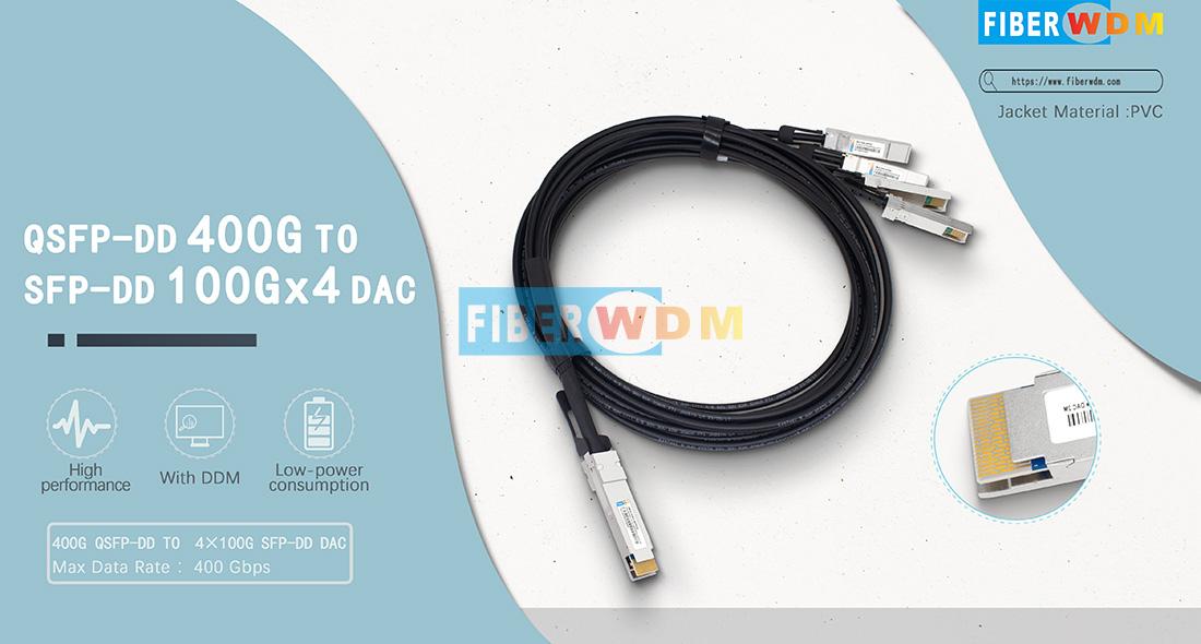 Cable DAC QSFP-DD de 400G