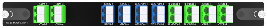 4X4CH WDM GPON XGS-PON RF Video And OTDR 4X4CH WDM GPON XGS-PON RF Video And OTDR