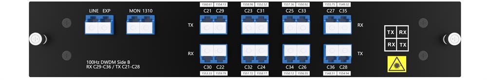 Single Fiber 8CH 16 Waves DWDM MUX/ DEMUX