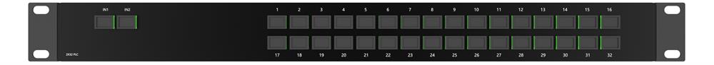 2*32 PLC SC/APC 1U Rack