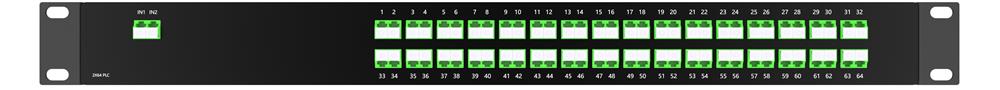 2*64 PLC LC/APC 1U Rack