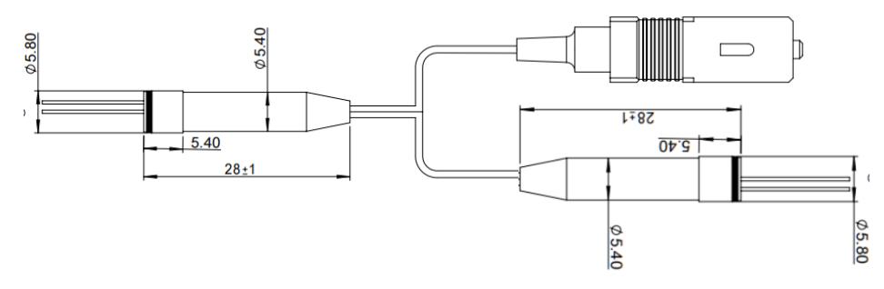 PWDM PD TX1550 RX 1310/1490nm WDM Photo-Detector